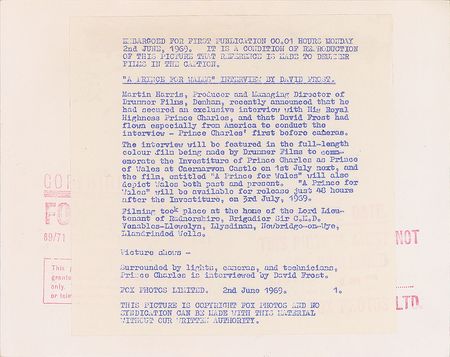 Lot #75 Prince Charles Photograph - Image 2