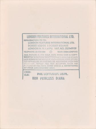 Lot #97 Princess Diana Pair of Photographs Photographs - Image 3