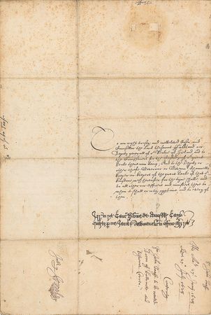 Lot #7 King Charles I Signed Document Signed Document - Image 2