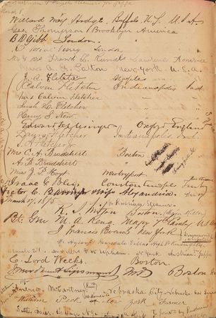 Lot #297 Marcus Reno and Theodore Roosevelt: Egyptian shipping ledger signed by Teddy Roosevelt and a controversial figure of Little Bighorn - Image 1