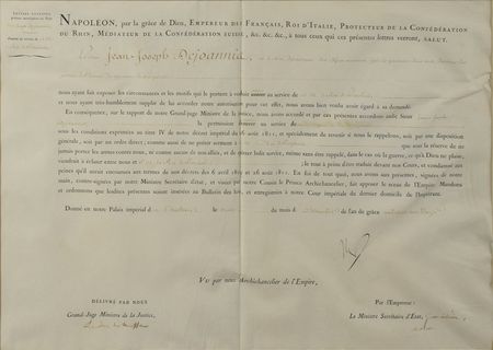 Lot #288 Napoleon Signed Document - Image 2