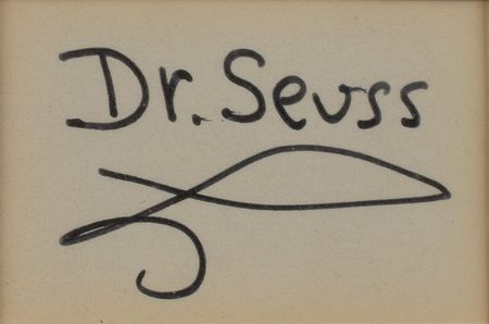Lot #547 Dr. Seuss Signature - Image 2