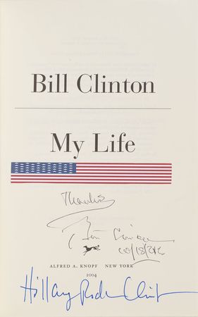 Lot #184 Bill and Hillary Clinton Book - Image 1