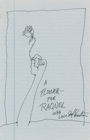 Lot #532 Shel Silverstein: Wonderful original Silverstein poem and sketches - Image 2