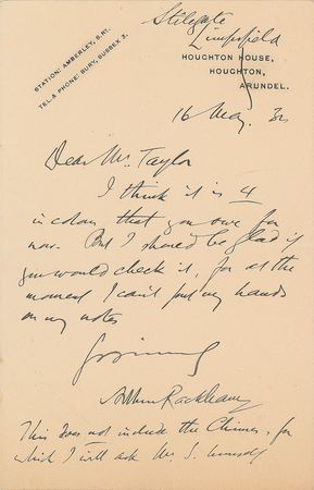 Lot #477 Arthur Rackham - Image 1