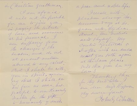 Lot #551 John Greenleaf Whittier - Image 2