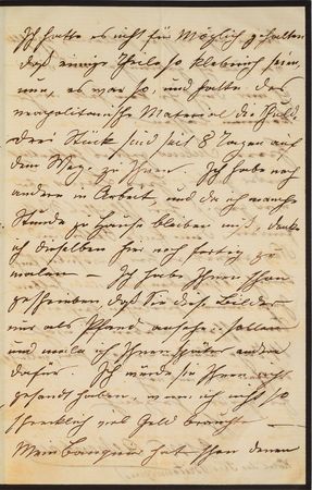 Lot #458 Oswald Achenbach Handwritten Letter Signed - Image 2
