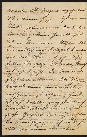 Lot #458 Oswald Achenbach Handwritten Letter Signed - Image 3