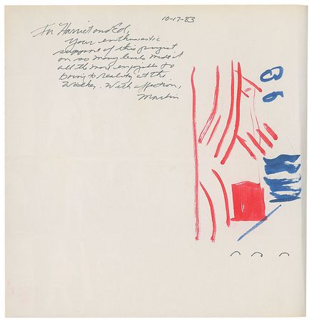 Lot #431 David Hockney: Original artwork inside Hockney Paints the Stage - Image 1