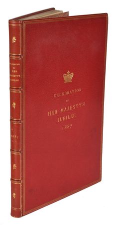 Lot #24 Queen Victoria Books Bound for the Palace