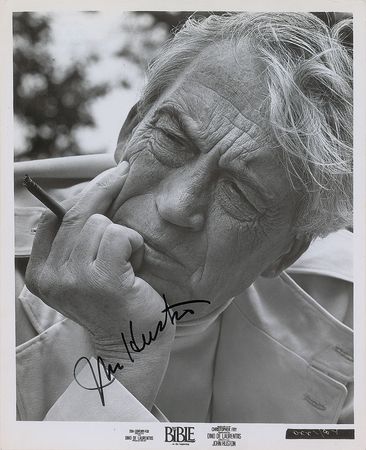 Lot #745 John Huston Signed Photograph