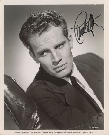 Lot #739 Charlton Heston Signed Photograph