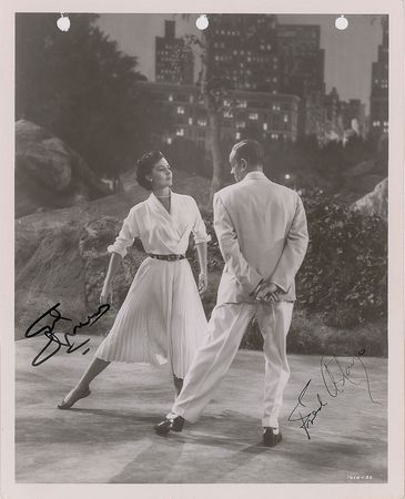 Lot #703 Fred Astaire and Cyd Charisse Signed