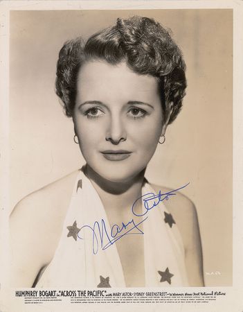 Lot #704 Mary Astor Signed Photograph