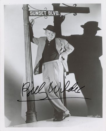 Lot #808 Billy Wilder Signed Photograph
