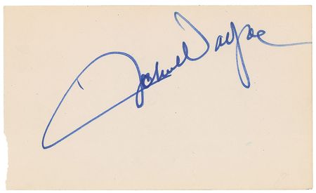Lot #803 John Wayne Signature