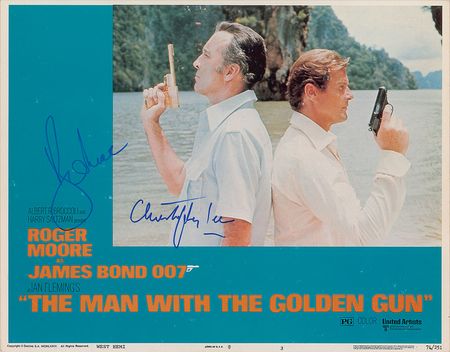 Lot #764 The Man with the Golden Gun Lobby Card
