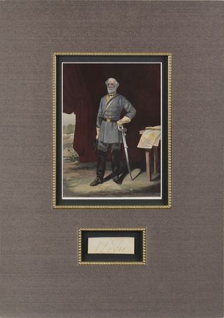 Lot #347 Robert E. Lee Signature - Image 1