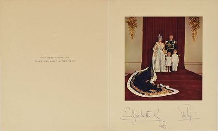 Lot #40 Queen Elizabeth II and Prince Philip