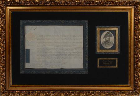 Lot #8 King George III Signed Document: King