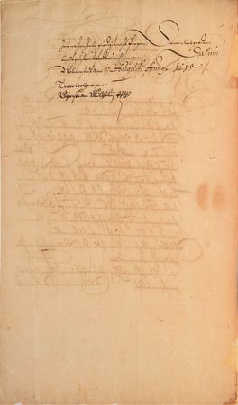 Lot #3 Christian William of Brandenburg Signed Document Signed Document - Image 2