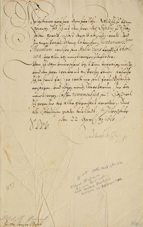 Lot #4 Melchior Klesl Signed Document Signed