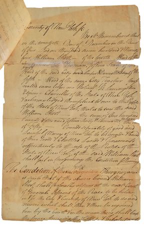 Lot #255 Robert Livingston, Sr and Marinus Willett Signed Document - Image 2