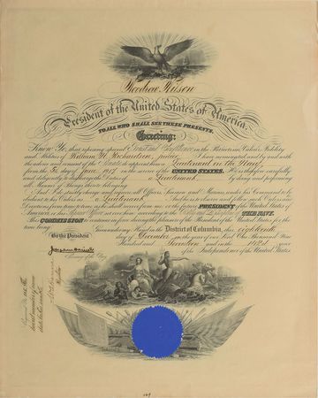 Lot #358 Paul Morton Signed Document - Image 1