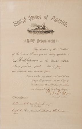 Lot #358 Paul Morton Signed Document - Image 3