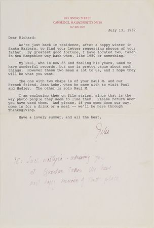 Lot #826 Julia Child - Image 1