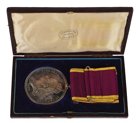 Lot #25 Queen Victoria Empress of India Medal