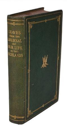 Lot #20 Queen Victoria Signed Book Inscribed to Lord Ribblesdale: Inscribed by the queen to Lord Ribblesdale - Image 2