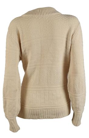 Lot #79 Princess Diana Personally-Owned and -Worn  Childhood Sweater: The teenage Diana's casual white sweater - Image 2