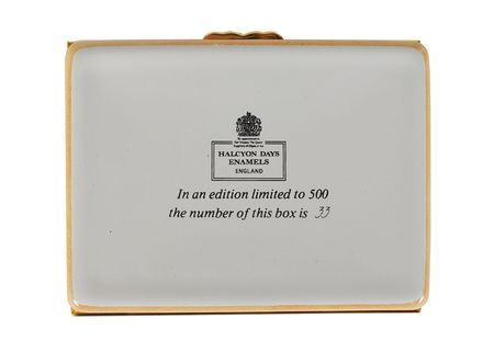 Lot #52 Queen Elizabeth II Halcyon Days Enamel Boxes - Image 9