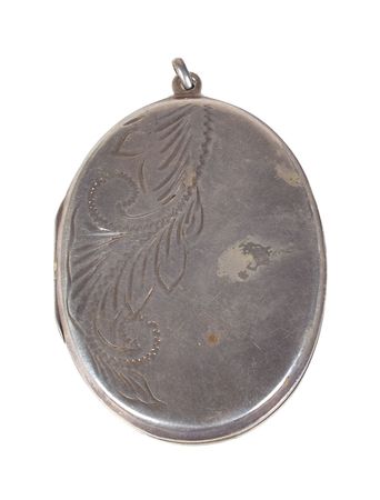 Lot #99 Princess Diana's Personally-Gifted Silver Locket With Signed Photograph Locket and Signed Photograph - Image 1