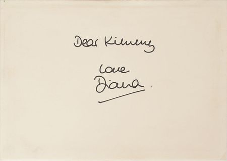 Lot #99 Princess Diana's Personally-Gifted Silver Locket With Signed Photograph Locket and Signed Photograph - Image 5
