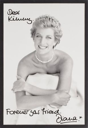 Lot #100 Princess Diana's Personally-Gifted Silver Bangle With Signed Photograph: Beautiful silver bracelet given as a gift by the princess - Image 5