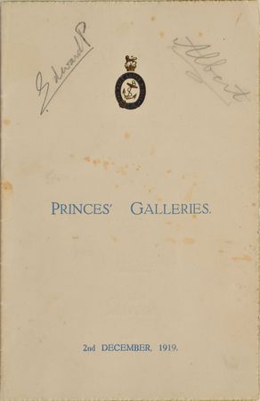 Lot #29 King George VI and King Edward VIII Signed