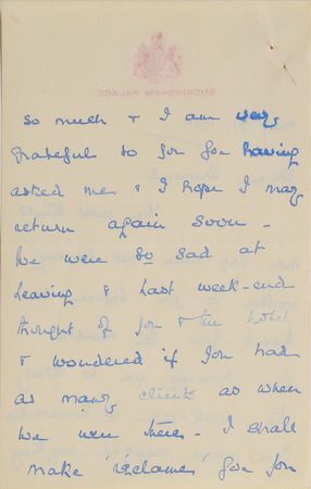 Lot #32 Prince George, Duke of Kent Autograph Letter Signed - Image 2