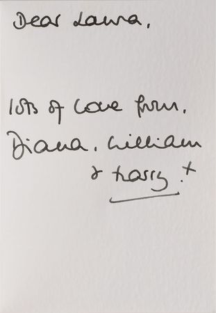 Lot #96 Princess Diana Signed Valentine's Day Card Card - Image 1