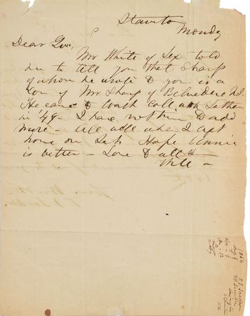 Lot #7057 Thomas J. 'Stonewall' Jackson Autograph Letter Signed - Image 2