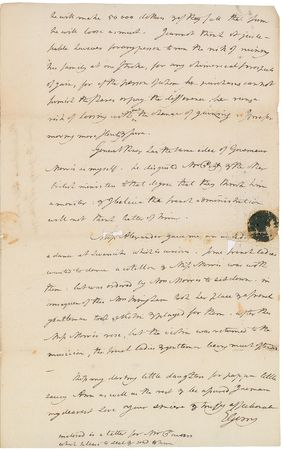 Lot #7027 Elbridge Gerry Autograph Letter Signed - Image 3
