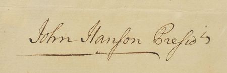 Lot #7026 John Hanson Signed Document - Image 2