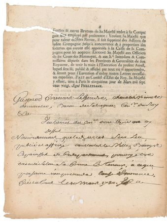 Lot #7040 John Law Signed Letter - Image 2