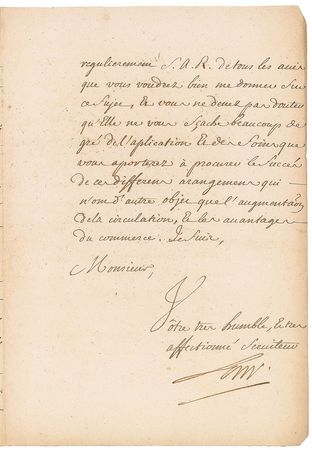 Lot #7040 John Law Signed Letter - Image 8