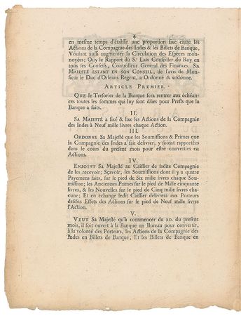 Lot #7040 John Law Signed Letter - Image 11