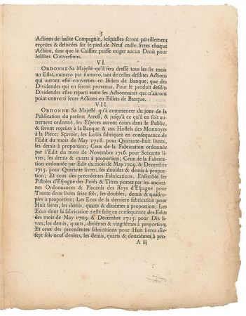 Lot #7040 John Law Signed Letter - Image 12