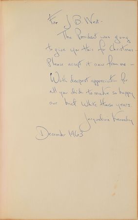 Lot #7018 Jacqueline Kennedy Signed Book - Image 1