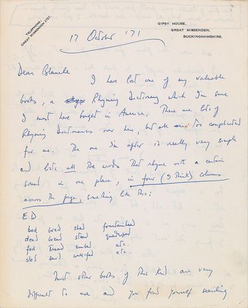 Lot #7072 Roald Dahl Collection of (3) Handwritten Letters - Image 5