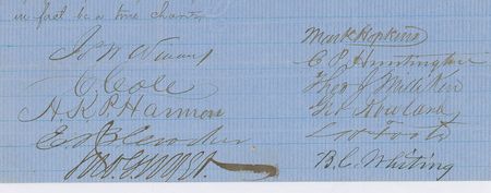 Lot #7035 Mark Hopkins Signed Letter - Image 2